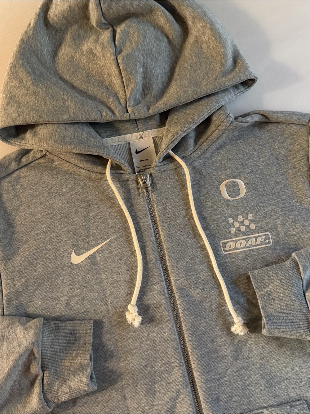 Nike Oregon Ducks Standard Issue Hoodie Men M Team Player Full Zip